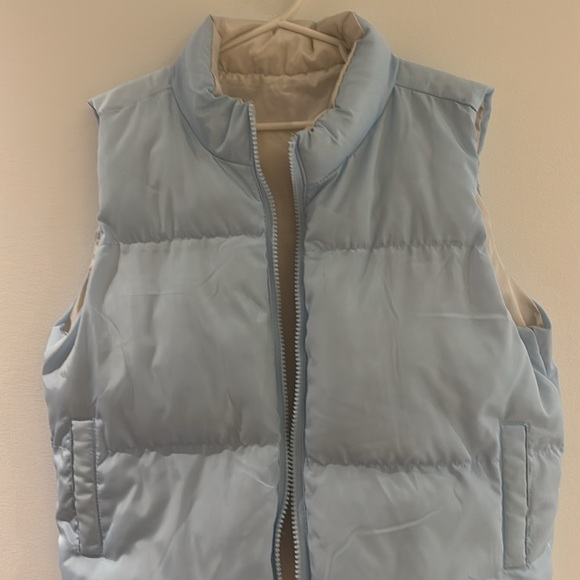 Light Blue Puffer Vest - Picture 3 of 6